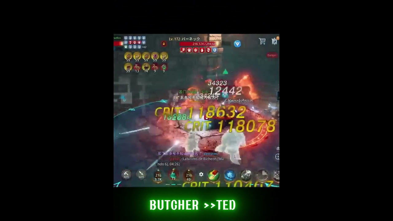 BUTCHER  VS  TED #mir4  #mir4global