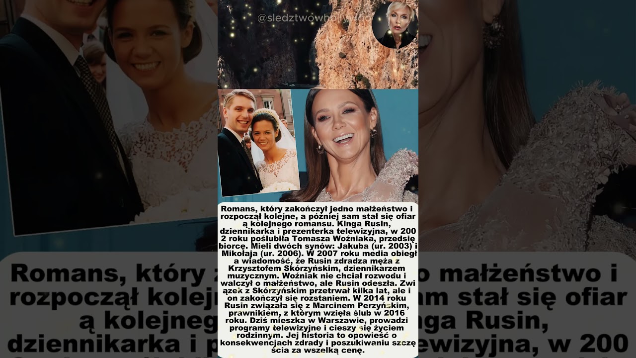 KINGA RUSIN - ZDRADA MĘŻA I NOWE MAŁŻEŃSTWO. HISTORIA DZIENNIKARKI