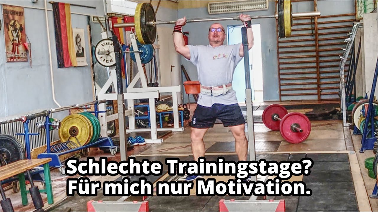 Heute lief gar nichts beim Training, Zeit für Geschichten von damals - 55 Jahre Powerlifter