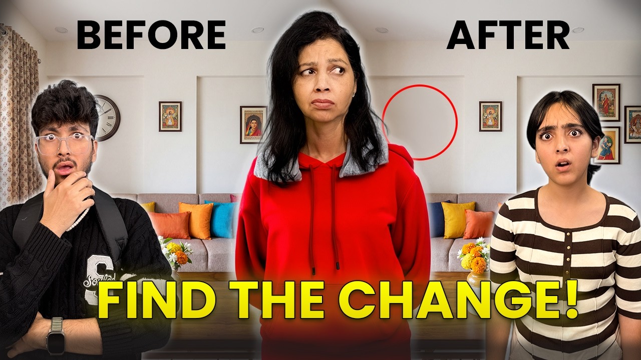 Something Changed at Home 😱 | Spot the difference!