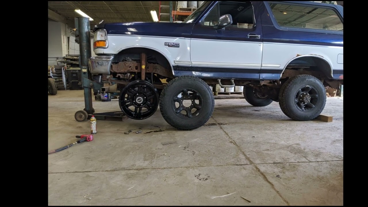 1994 ford bronco restoration, obs ford bronco restore