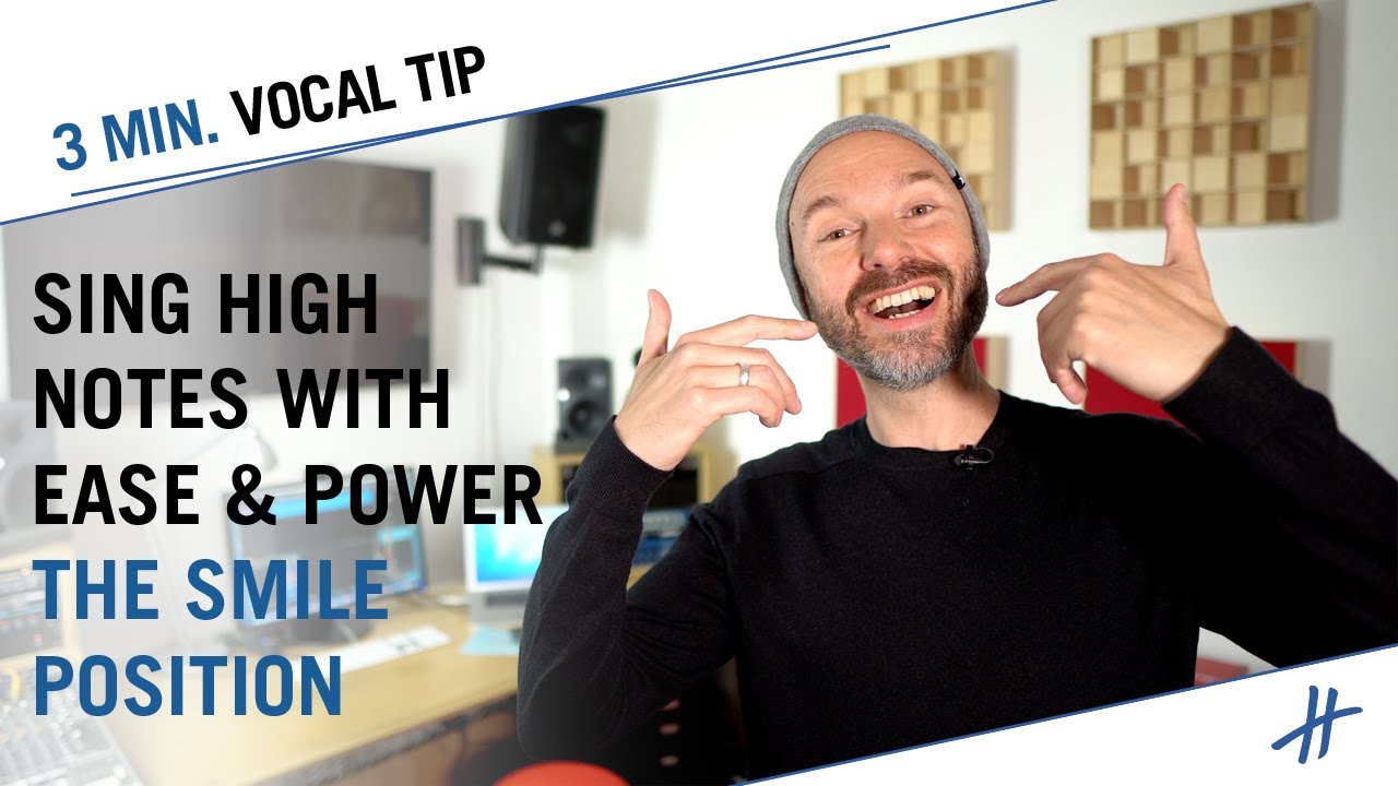 How To Sing High Notes With More Ease and Power - The Smile Position (Vocal Coach Dirk Hoppe)