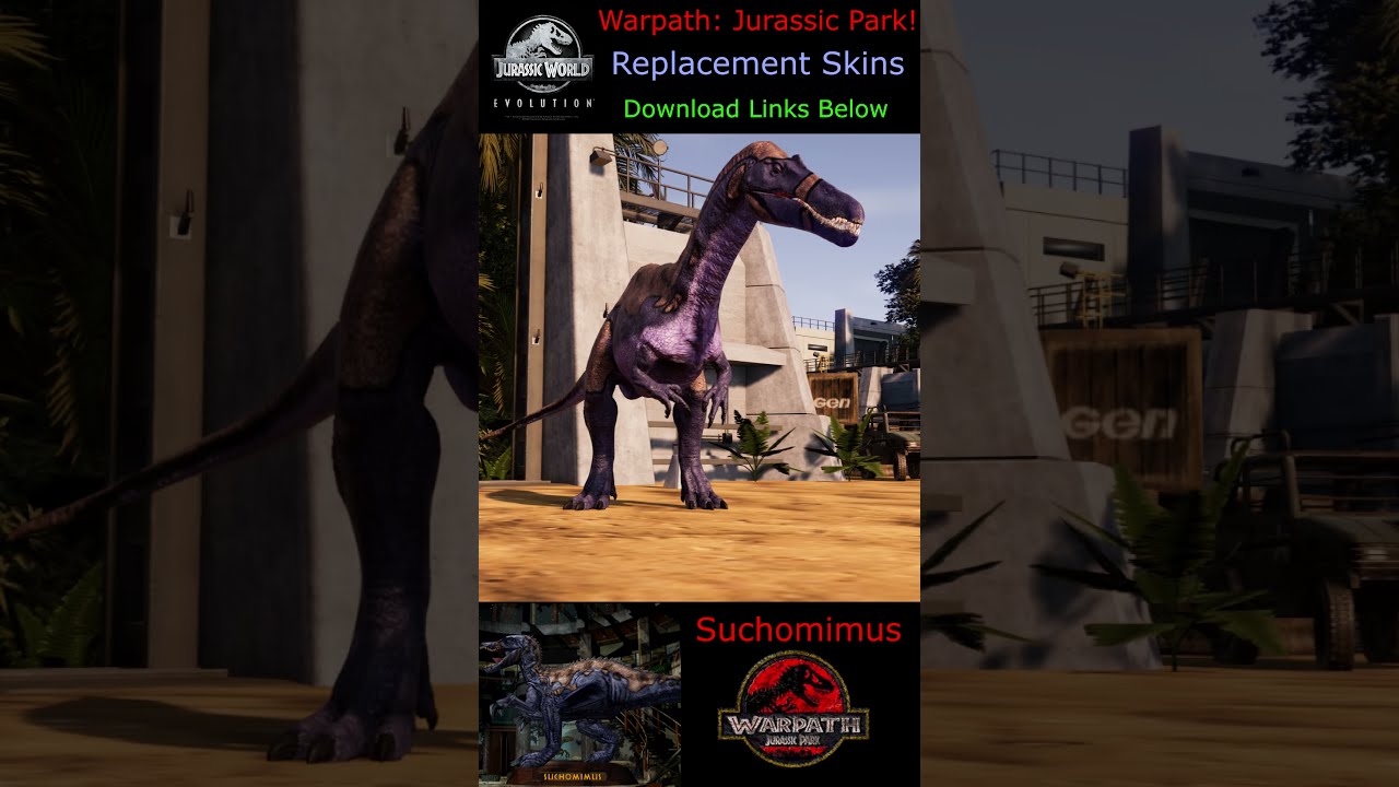 WARPATH: Jurassic Park - Complete Victory - Replacement Skins - Viewer request - 