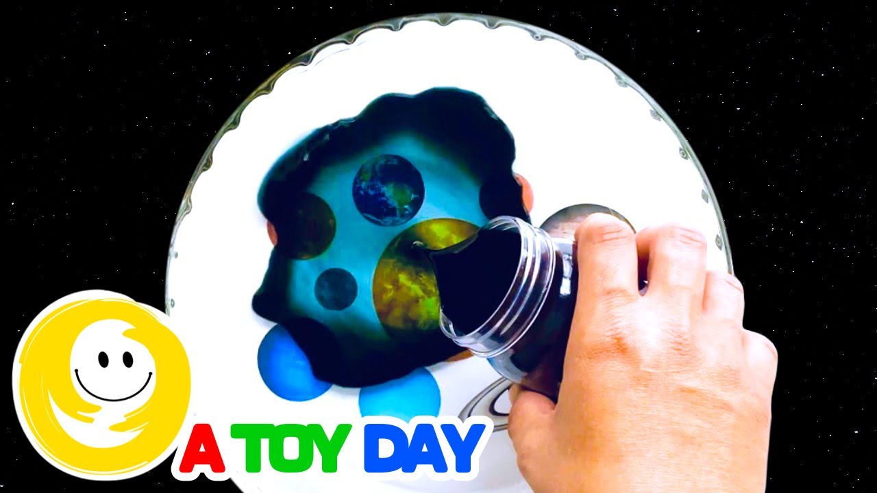 SIMPLE Water Planets GAME for kids | Magic Science Experiment with water | Solar System Project