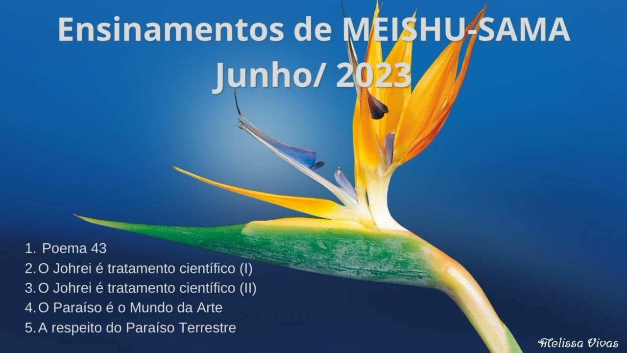 Áudio Ensinamentos de Meishu-Sama - Culto Mensal Junho/23