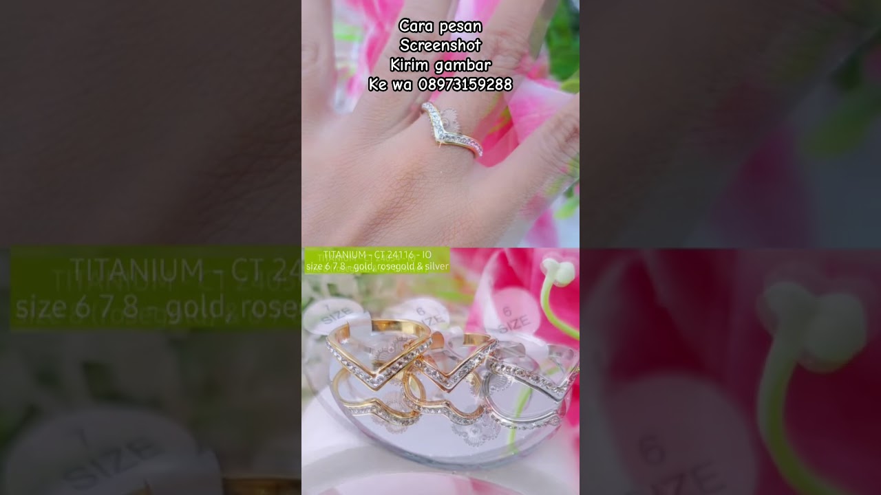 Cincin titanium #cincin #cincintitanium #cincinmurah