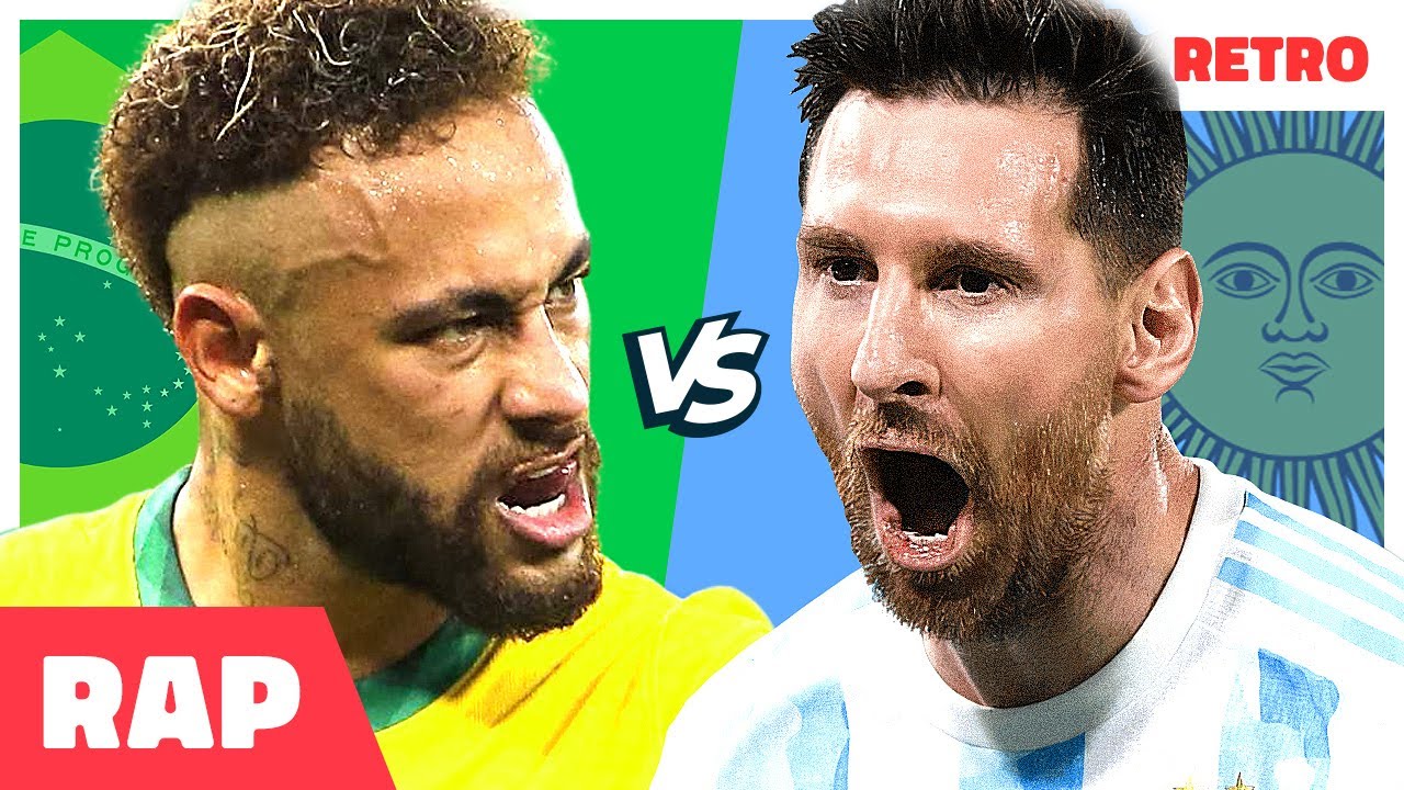 ♫ BRASIL vs ARGENTINA | Batalha de Rap ft. @FutParodias ​| FutRap Retrô #07