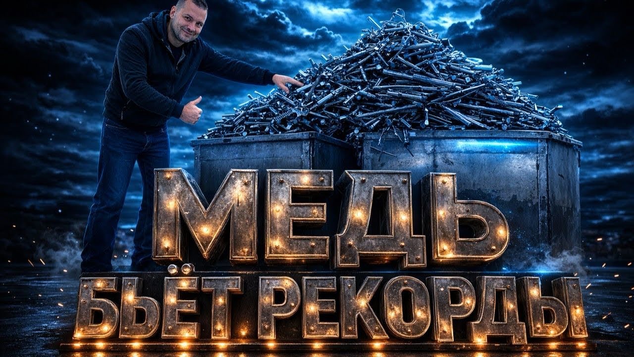 Copper rises in price! МЕДЬ БЬЕТ СВОЙ ИСТОРИЧЕСКИЙ МАКСИМУ! 