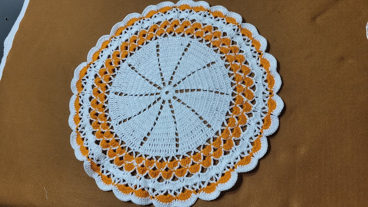 Sousplat de Crochê Diferente e Fácil para a Páscoa - 592