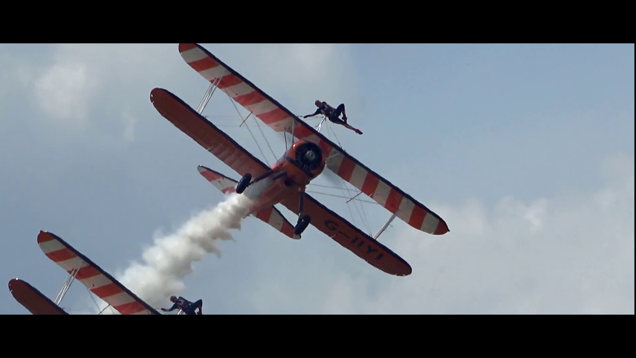 AeroSuperBatics Wingwalkers performing at Ede