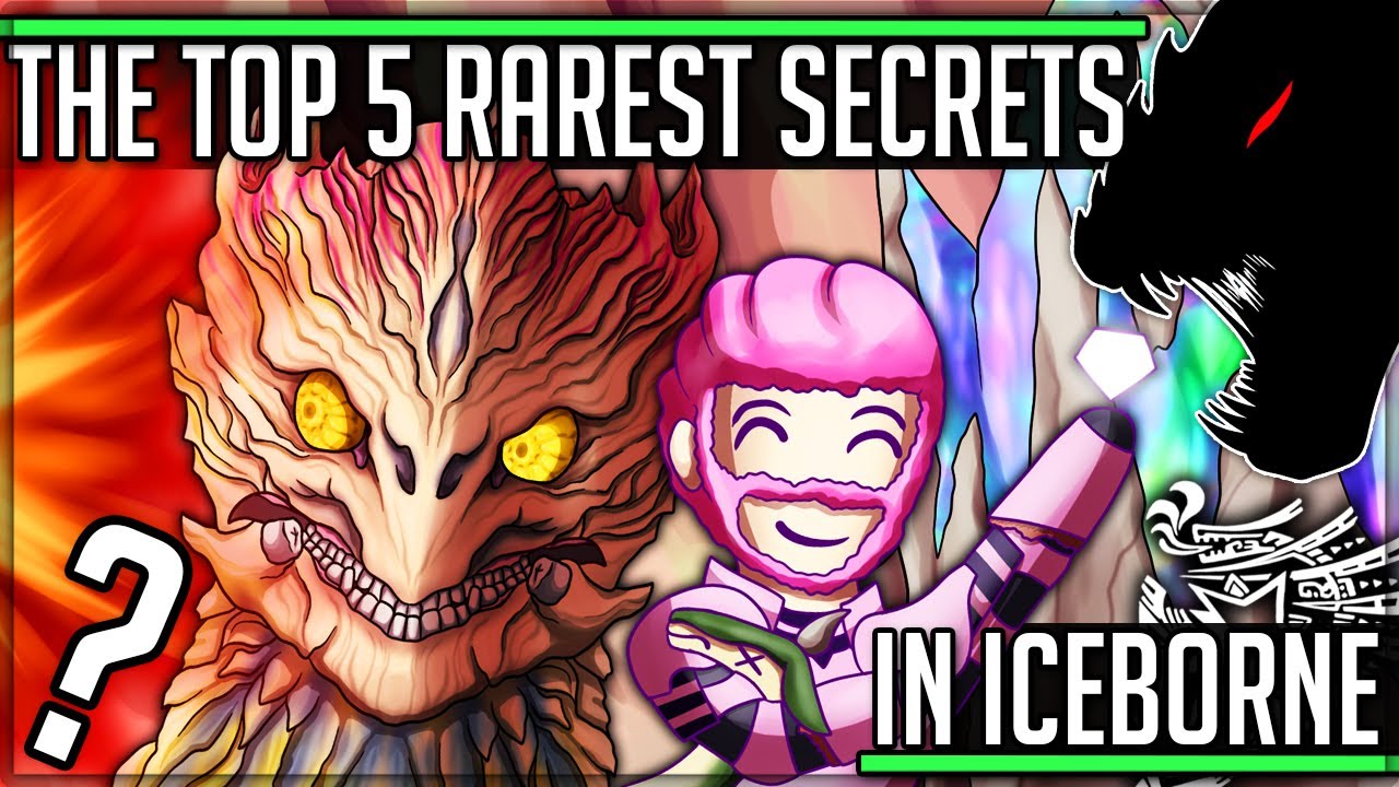 The Top 5 Rarest Secrets in Iceborne - Hidden Item - Monster - Wall - Monster Hunter World Iceborne!
