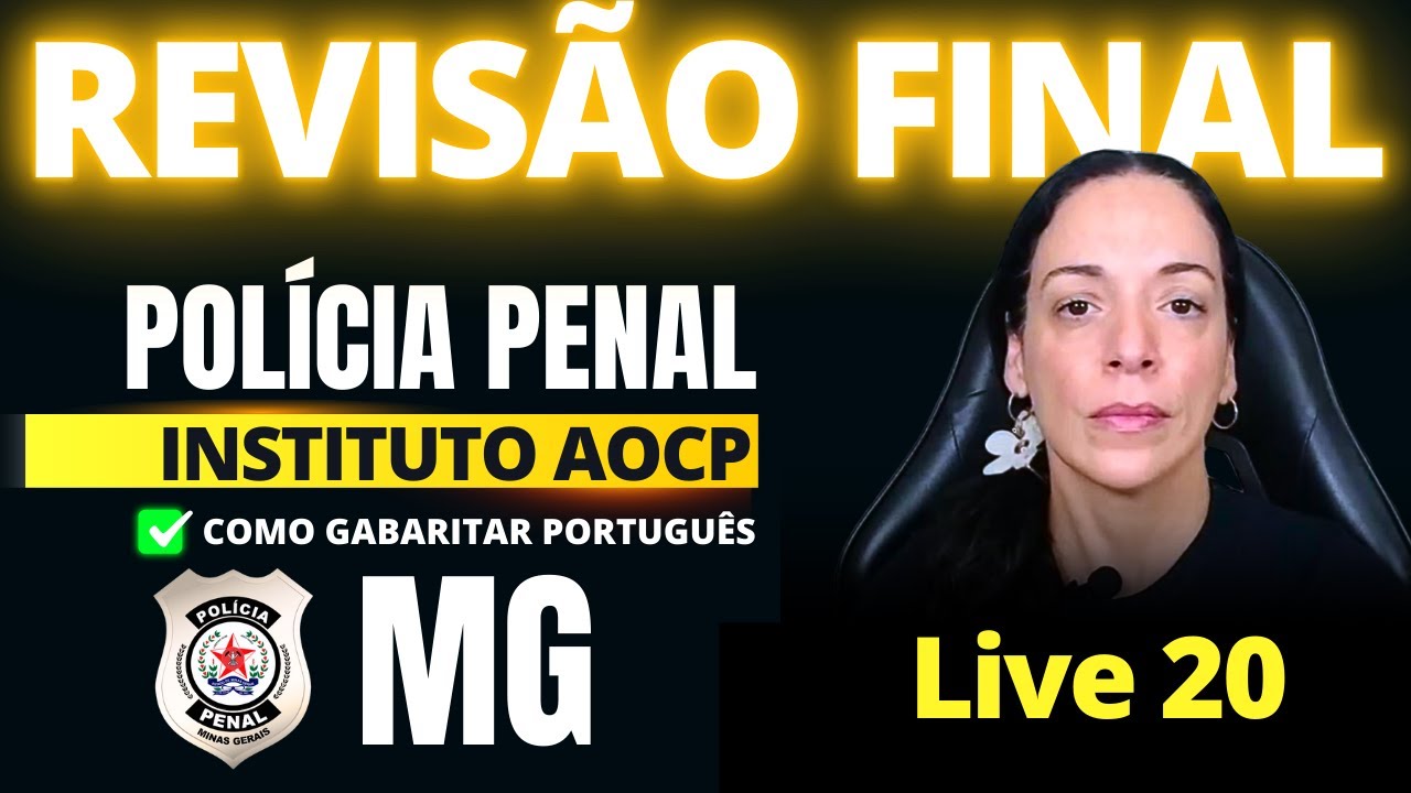 ✅ Como GABARITAR Português Na Polícia Penal | REVISÃO FINAL | Português para concursos
