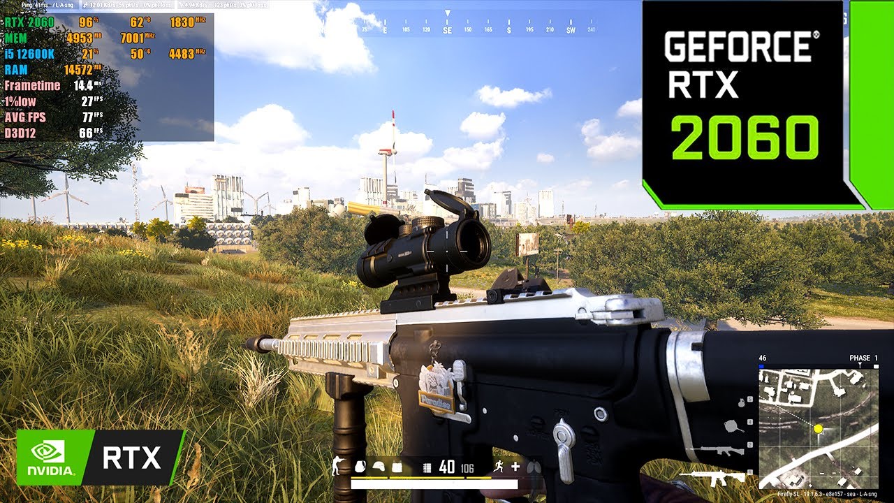 PUBG : RTX 2060 6GB ( Ultra Graphics )