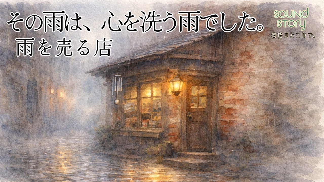 雨を売る店｜その雨は、心を洗う。眠れない夜の朗読絵本