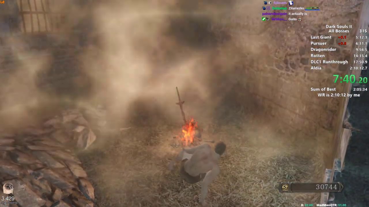 DS2 All Bosses Speedrun in 2:09:54 (Former Record)