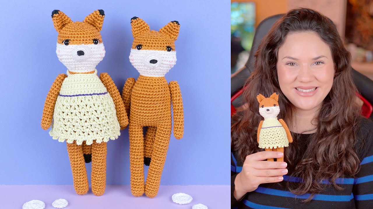 COMO FAZER RAPOSA DE AMIGURUMI - PARTE 2/3 | ATELIÊ JÉSSICA BRANDÃO | #181