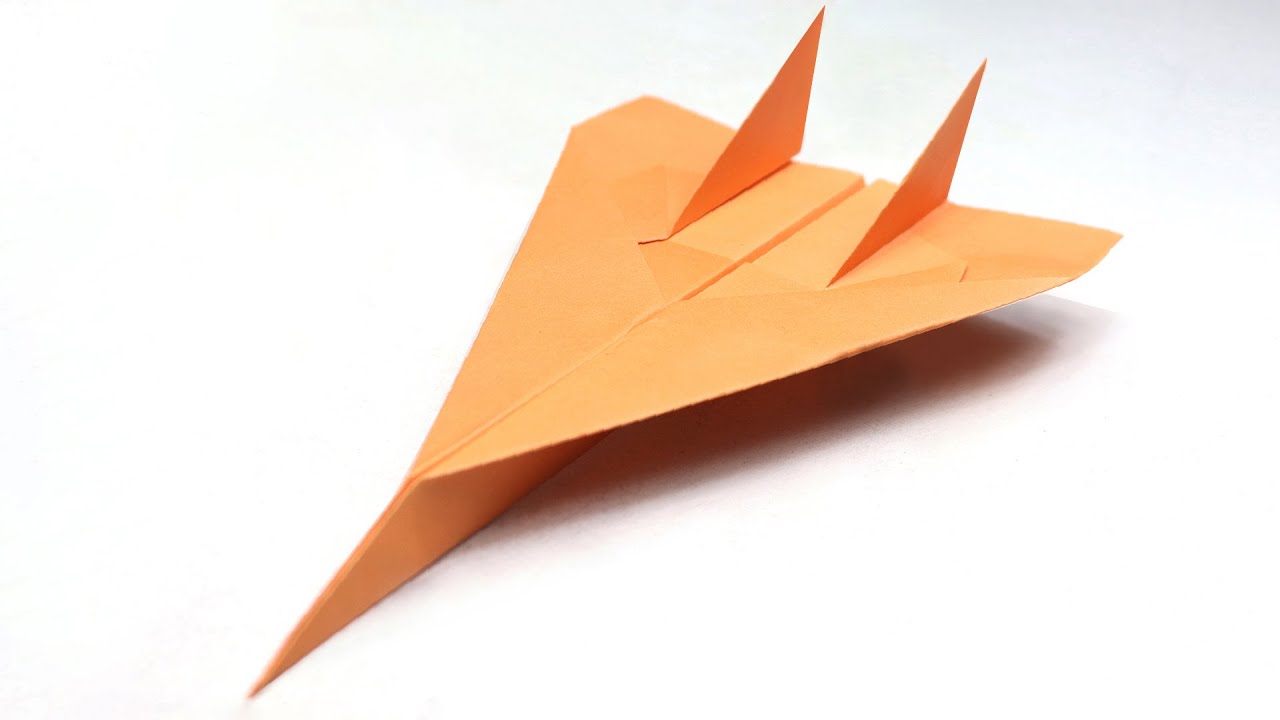 Fastest Paper Plane that FLY FAR - Easy Paper Airplane Tutorial