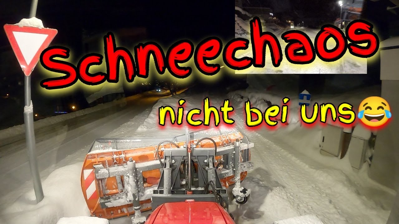 ❄️Winterdienst❄️#schneeräumung❄️Schneechaos im Osten Österreichs 😂