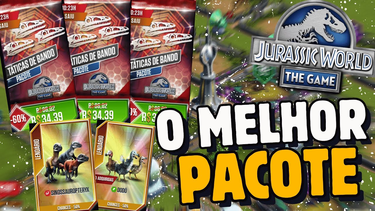 COMPREI VARIOS DO MELHOR PACOTE DO JOGO ATUALMENTE!!! .Jurassic World