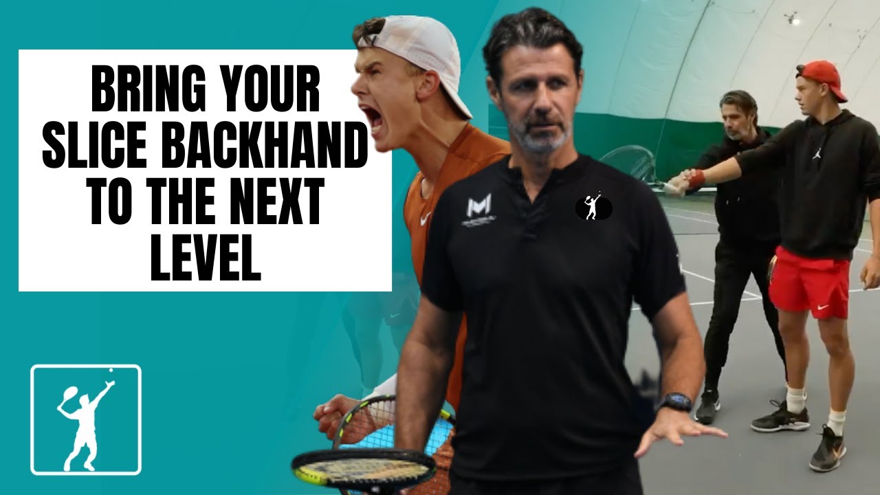 Bring Your Slice Backhand To The Next Level | Patrick Mouratoglou | Holger Rune