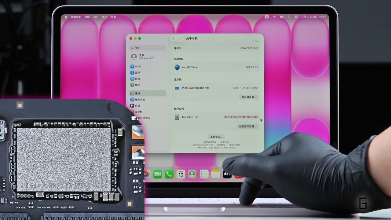 Увеличение объема памяти MacBook Neo до 1 ТБ: обход ограничения Apple в 512 ГБ (ремонт на уровне ...