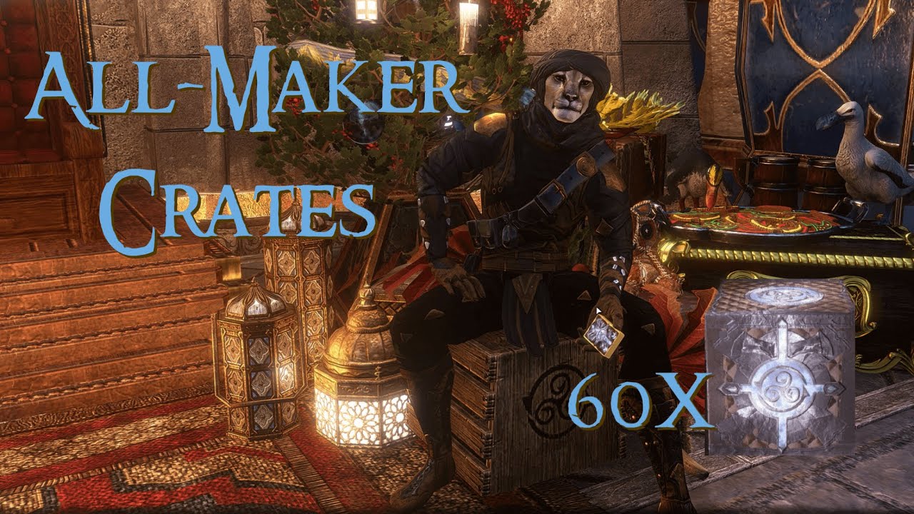 Opening 60 ESO All-Maker Crown Crates!