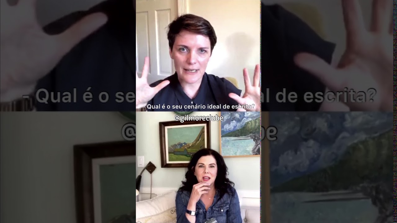 Lauren Graham na Live da livraria Índigo Legendado