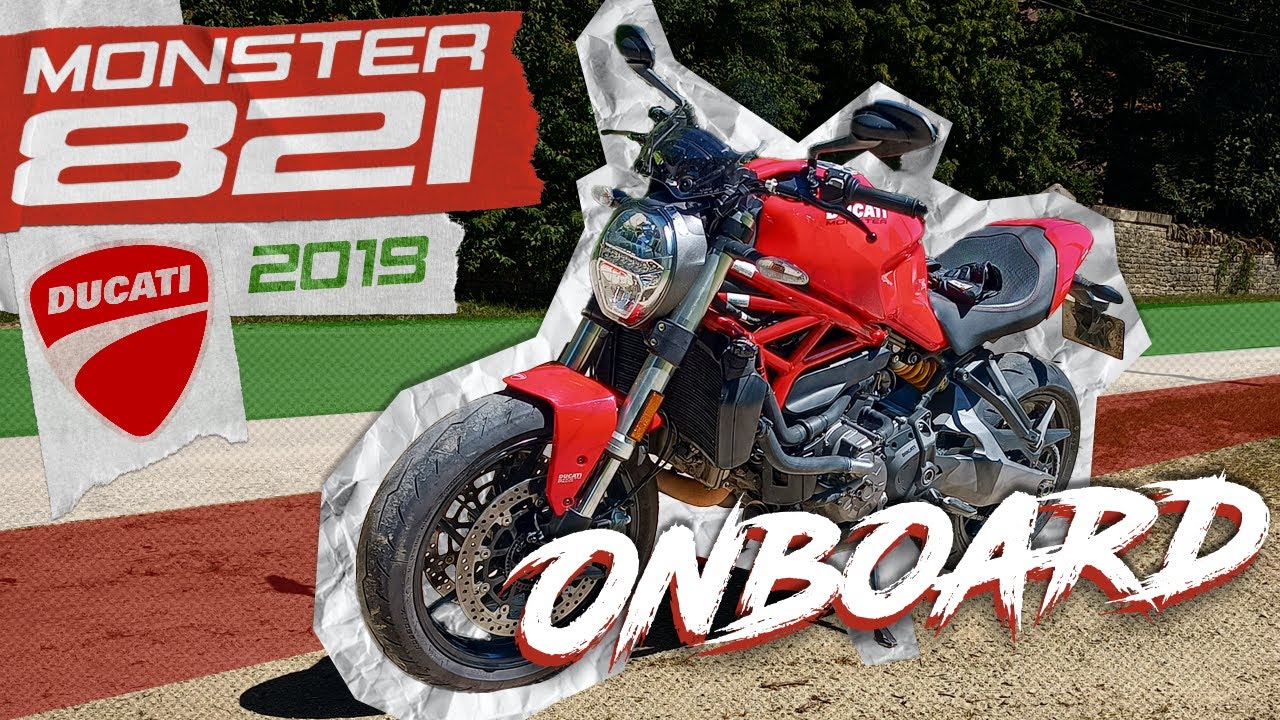 Onboard - Ducati Monster 821 (2019) - waow