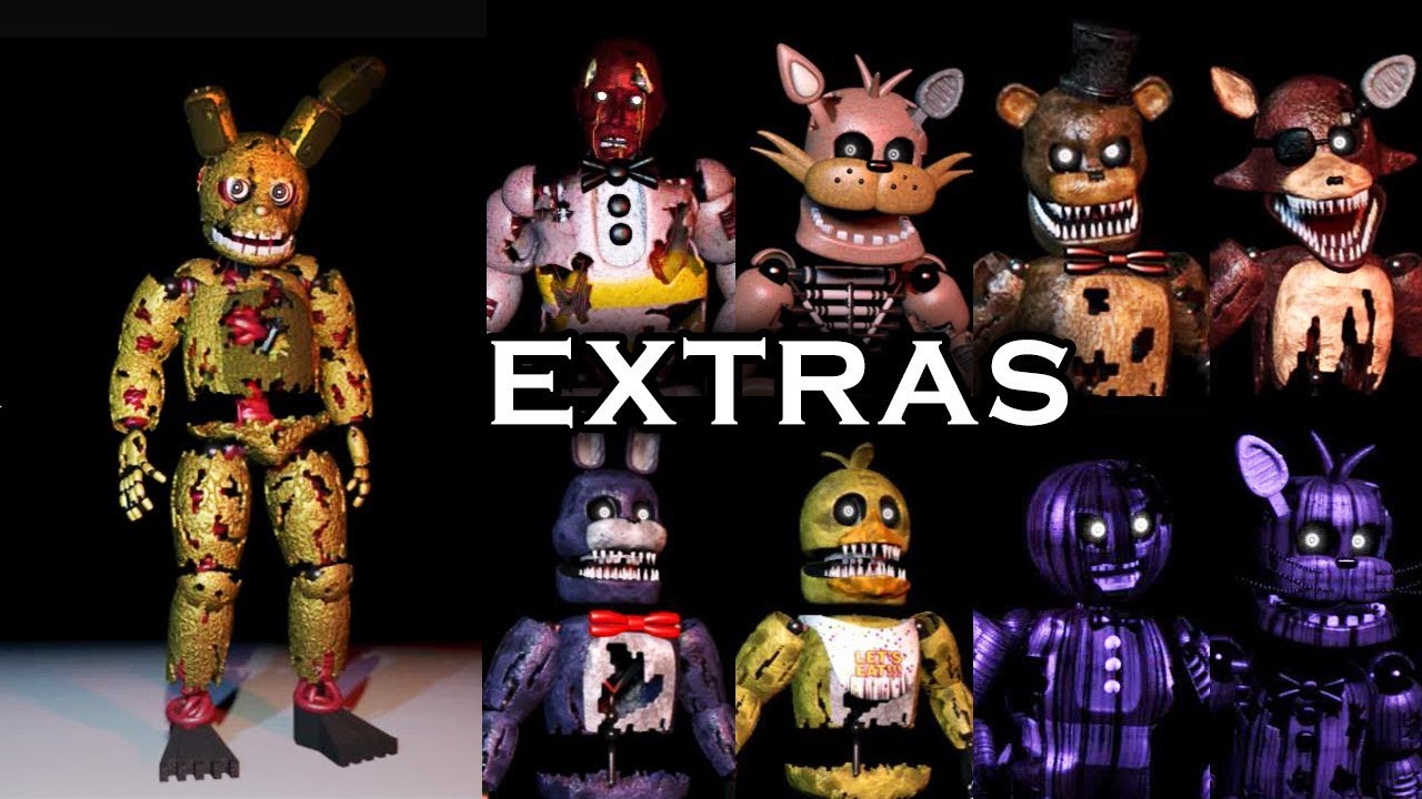 JOLLY 3: Chapter 2 - All Animatronics / Extras / Custom Nights