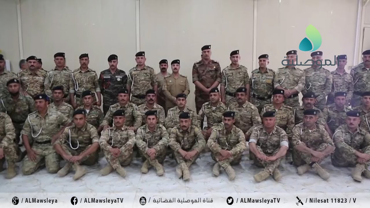 قائد شرطة نينوى يحضر حفل تخرج دورة المفوضين الرابعة الذي أقيم في مركز التدريب الأساسي