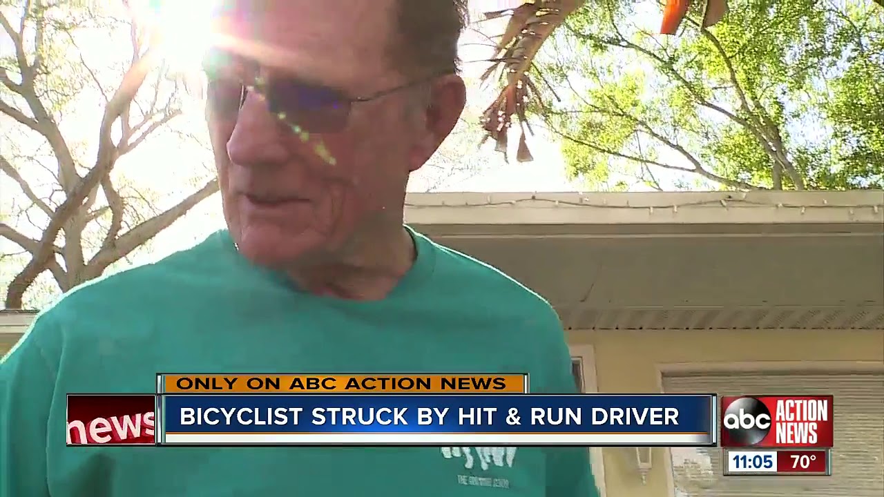 Bicyclist recovers after video shows car plowing into him