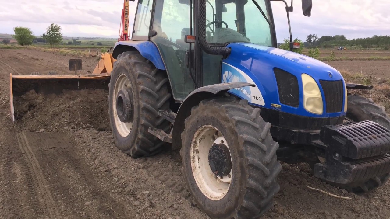 New Holland TL100A ile Ermak 4.5 Metre lazerli tesviye (2018 sezonu) - Rice leveling | LIVELLATURA