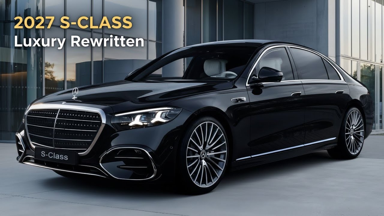 Mercedes-Benz S-Class 2027 — гиперэкран, больше мощности и роскошь нового уровня.