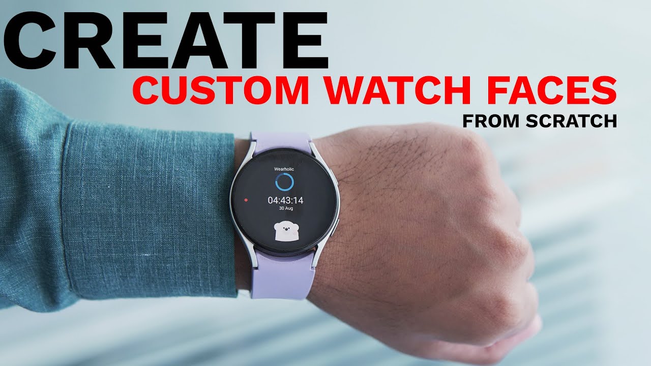 Я создал свой собственный циферблат для Samsung Galaxy Watch: легко спроектируйте и создайте свой...