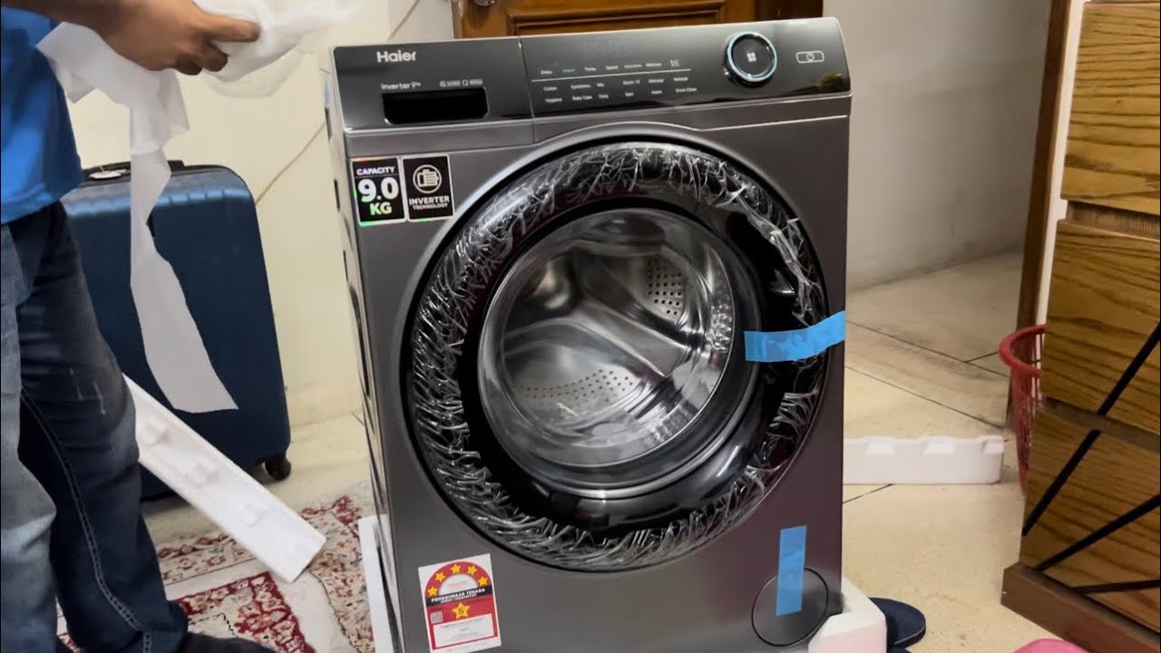 Haier Front Loading Washing Machine | HW90 | 9KG Unboxing