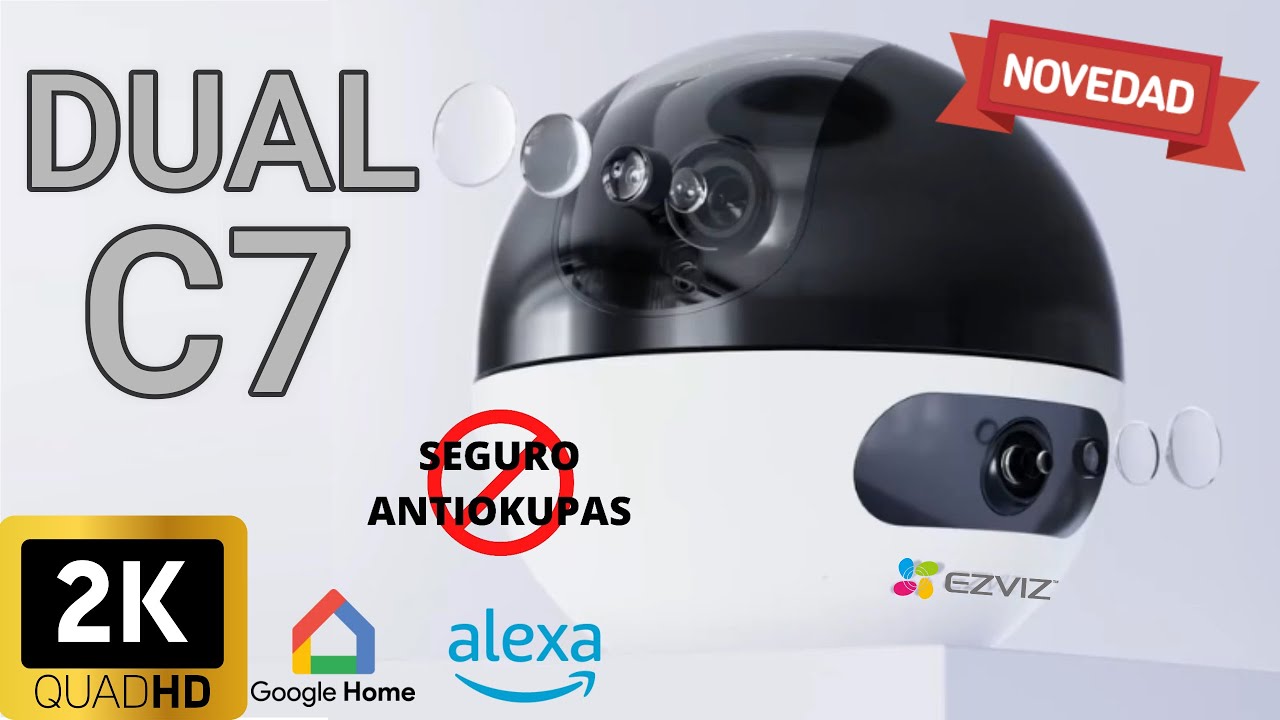 EZVIZ C7 Dual 4MP | ¡UNBOXING  y PRUEBA de ROBO!