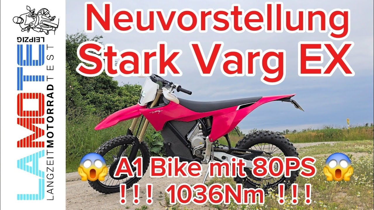 Stark Varg EX Neuvorstellung Model 2025 ein A1 Bike mit 80PS und bis zu 1036Nm #starkvarg