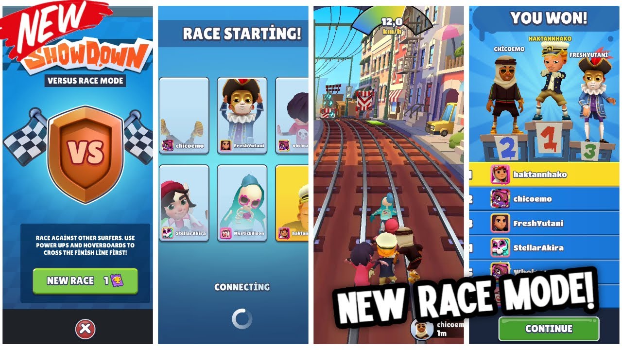 SUBWAY SURFERS NEW ONLINE RACE MODE: SHOWDOWN | FULL GAMEPLAY WALKTROUGH