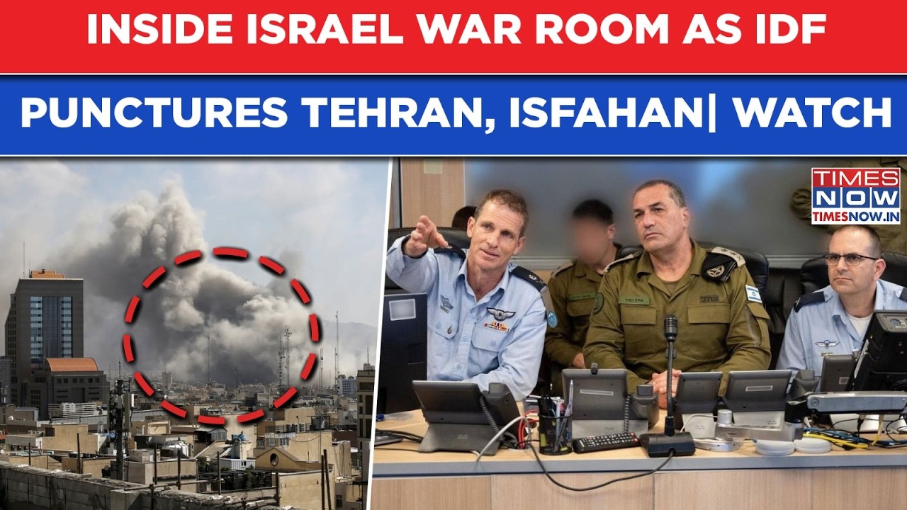 Inside Israel War Room As IDF Punctures Iran's Isfahan In Big Revenge Blitz After IRGC Missile Blitz