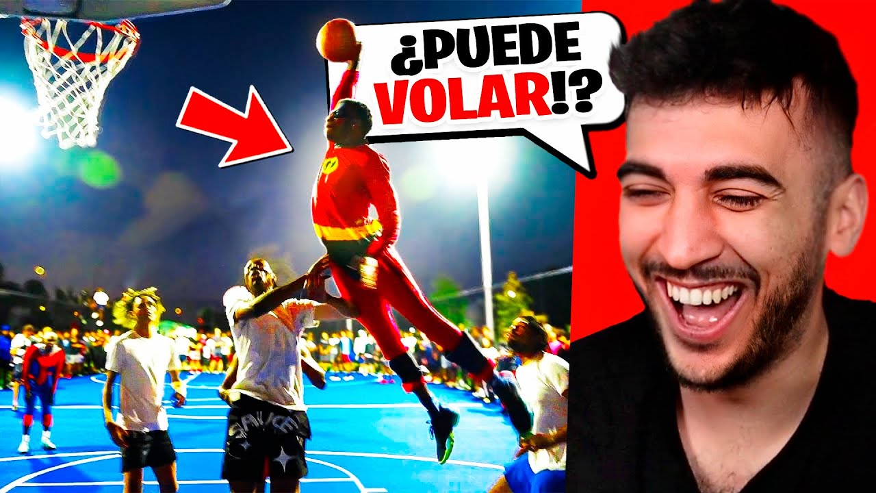 🏀 SE DISFRAZA DE SUPERH&Eacute;ROE Y VUELA! 😂 Reaccionando a D'Vontay Friga