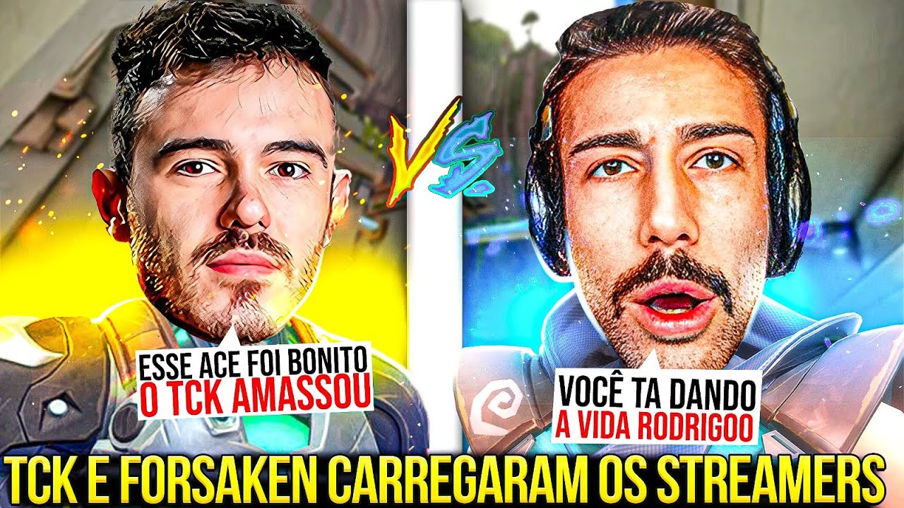 TCK E FORSAKEN tiveram um CONFRONTO INSANO e CARREGARAM os STREAMERS no evento!