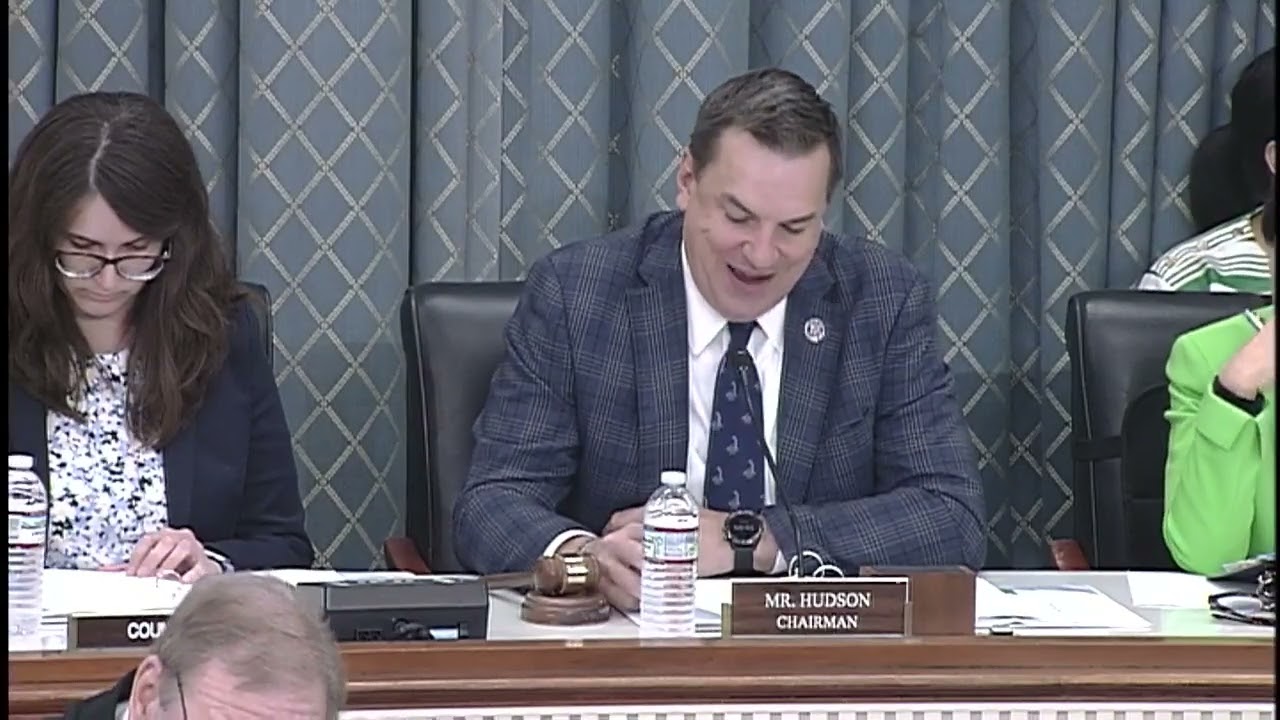 Chairman Hudson's Opening Statement at C&T Hearing on Telecommunications Infrastructure