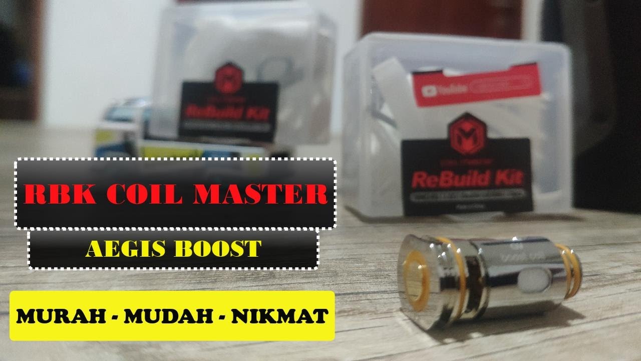 Cara mudah Re-coil Aegis Boost | RBK by Coil Master