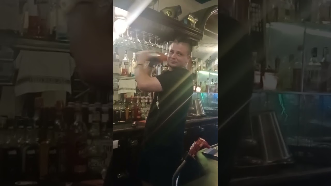MY FAV BARTENDER AT OUR DRINKING PLACE