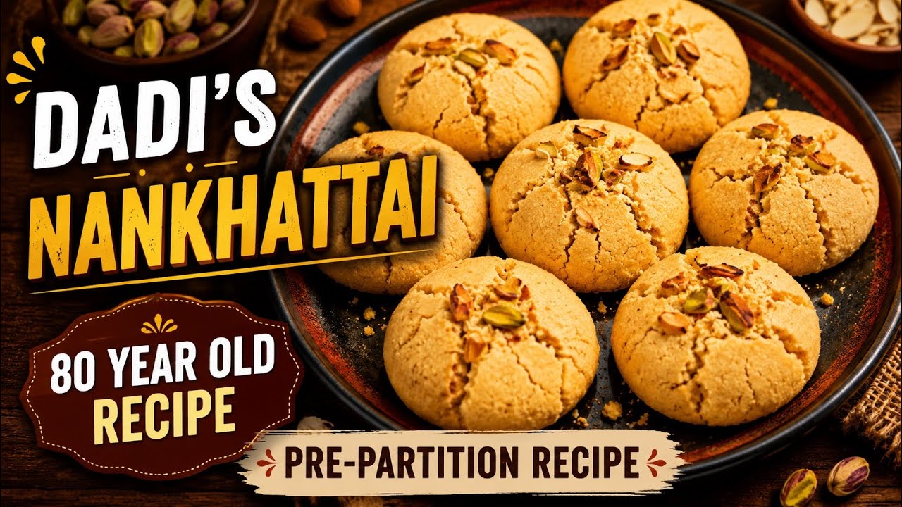 Baking Cookies with My Grandmother | 80-Year-Old Indian Shortbread Cookies