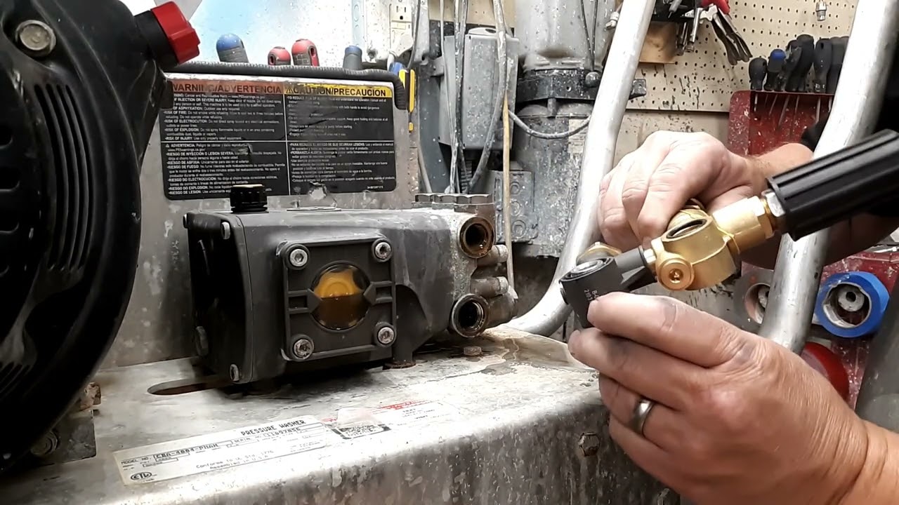 Pressure washer unloader replacement