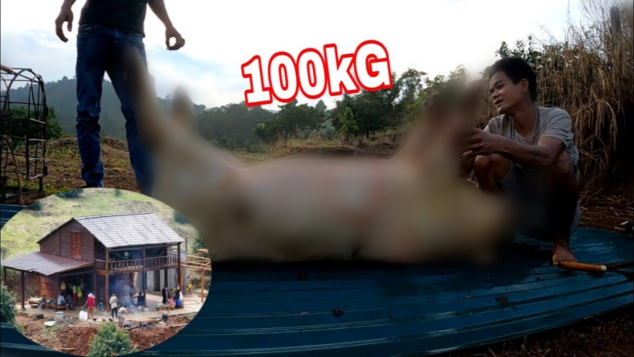 Thịt Con Lợn 100KG | Tân Gia Căn Nhà Mới Của Sang Vlog