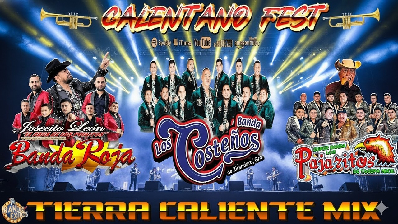 Banda Roja ft Los Pajaritos De Tacupa ft Banda Los Costeños 🔥 Calentano Mix - Tierra Caliente