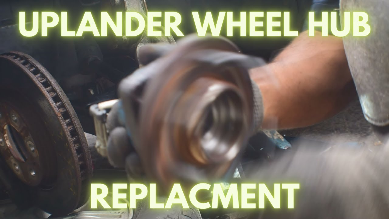 06 Chevy Uplander Wheel Hub Replacement In less Than 20 mins.