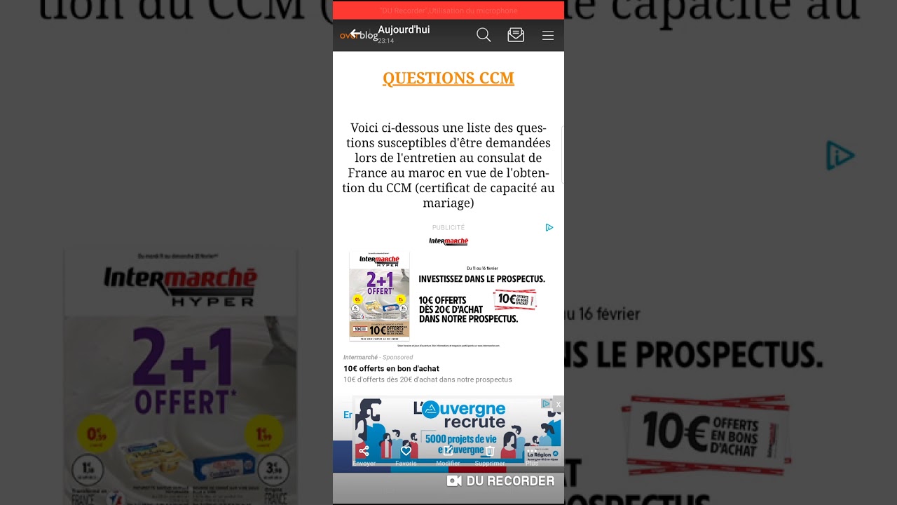 Les questions d'audition mariage franco-algérien CCAM 2eme parie